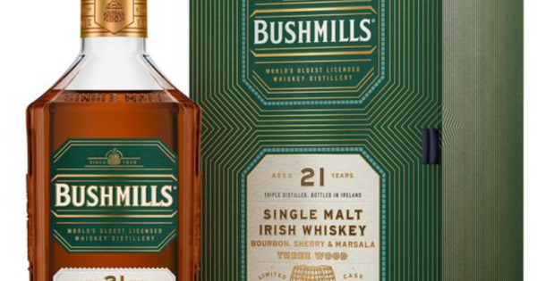 Bushmills 21 Year Old Single Malt Irish Whiskey